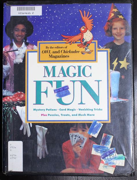 Magic Fun/Mystery Potions, Card Magic, Vanishing Tricks, Plus Puzzles ...