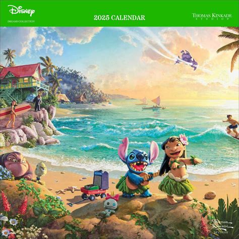 Disney Thomas Kinkade 2025 Calendar - 2025 Calendars