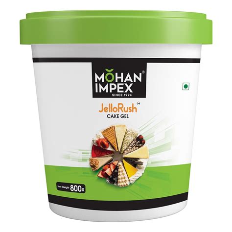 Mohan Impex Cake Gel 800 gm | Professional Cake Improver, Emulsifier ...