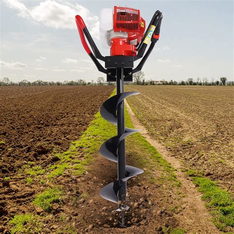 Amazon.com: Gas Powered Post Hole Digger, 43cc 1.7HP Post Hole Digger ...