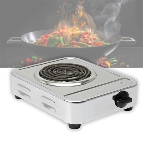 Drumstone (𝟱 𝗬𝗲𝗮𝗿𝘀 𝗪𝗮𝗿𝗿𝗮𝗻𝘁𝘆) Electric Hot Plate 2000W Stainless Steel ...