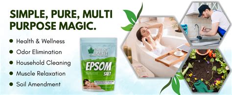 Bliss of Earth Epsom Salt for Foot | 1kg Epsom Salt for Foot Soaks ...