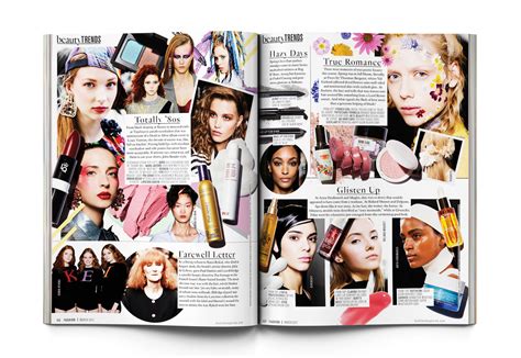 Fashion Magazine Spread Layout