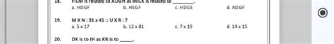 1.what are opposite alphabet2.solve this analogypls explain this ...