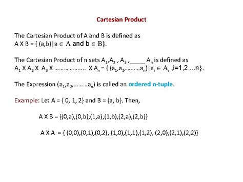 Image result for Matrix Form of Cartesian Product