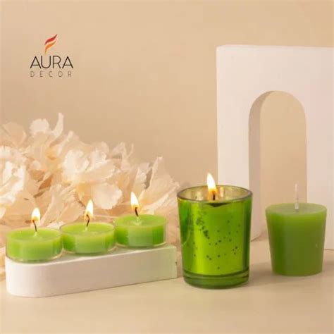 Jar and Container Candles - Aura Decor 2 Wick Candle Gift Set ...
