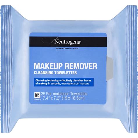Neutrogena Makeup Remover Cleansing Wipes 25 Pack | Woolworths