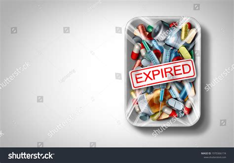 Expired Medicine Expiration Prescription Drugs Past Stock Illustration 1970366174 | Shutterstock