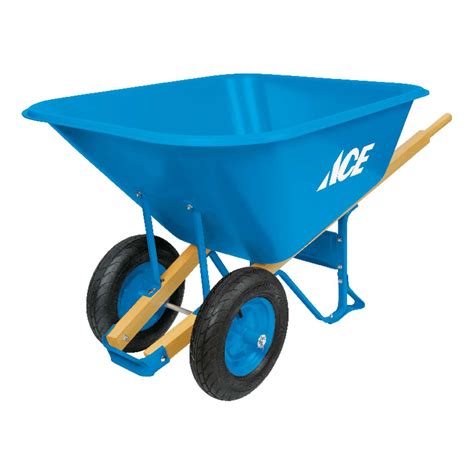 Ace Poly Wheelbarrow 10 cu. ft. - Ace Hardware