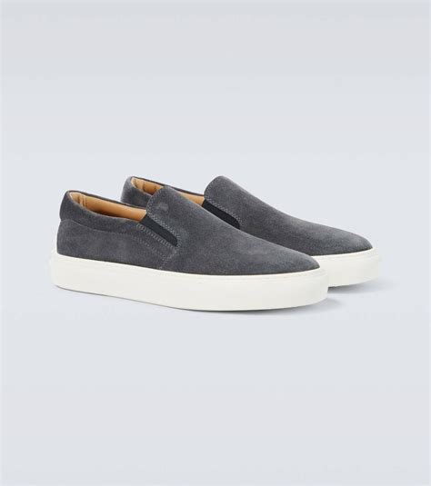 Tod's Cassetta Casual suede slip-on sneakers Tod's
