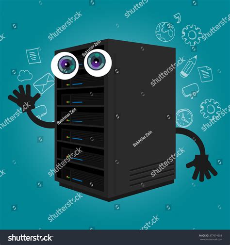 Image result for Cartoon Image of Mainframe Computer