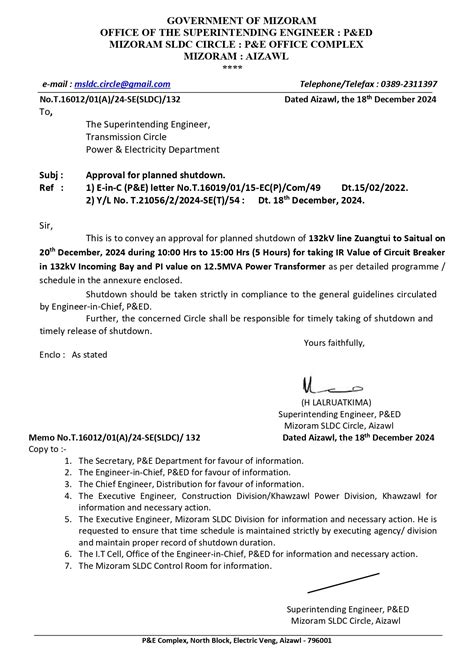 Power & Electricity Department, Government of Mizoram, India