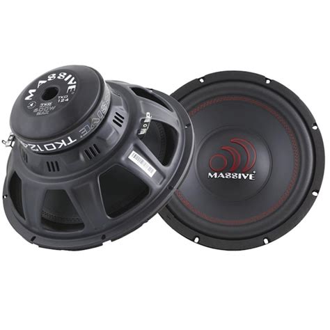 Massive Audio Tko Series 12-inch 300-watt-rms Dual 4-ohm Subwoofer at ...
