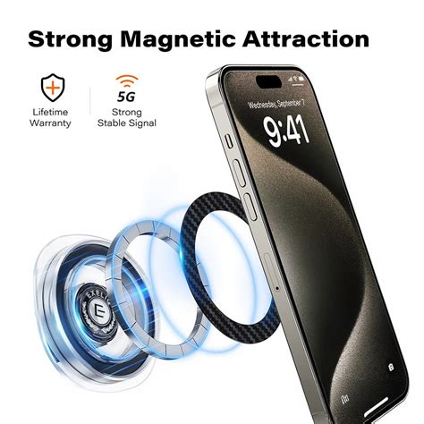 exeliq Soporte para teléfono Tesla [Sujeción magnética fuerte], Soporte ...