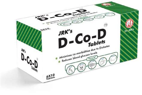 JRKs D Co D Tablets For Diabetes And Co-morbidities Of Diabetes ...