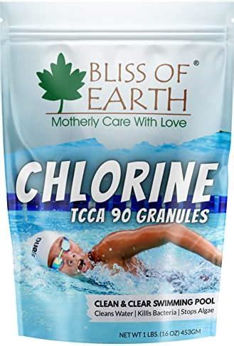 Bliss of Earth Japanese Chlorine Powder for Pool 453g, Clean & Clear ...