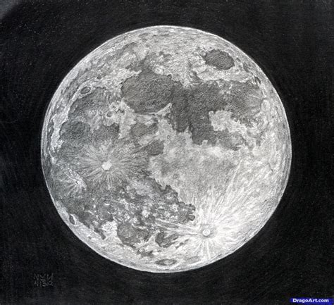 halloween drawing moon
