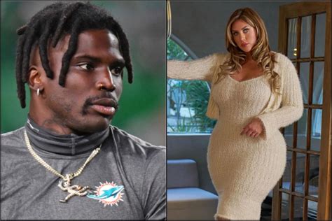 Tyreek Hill Says Model Sophie Hall Broke Her Leg Falling Over Dog in His Backyard ...