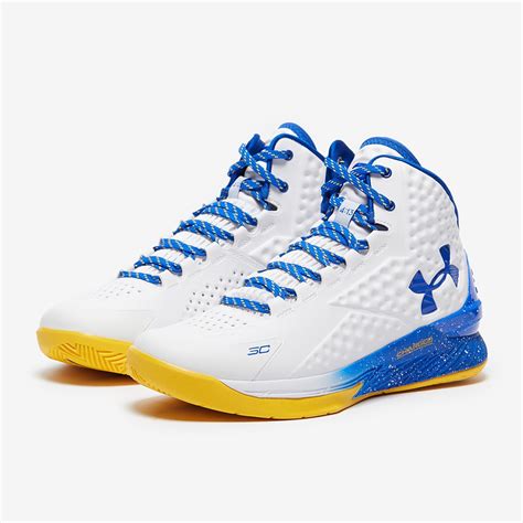 Under Armour Curry 1 - White/Royal/Royal - Mens Shoes | Pro:Direct ...