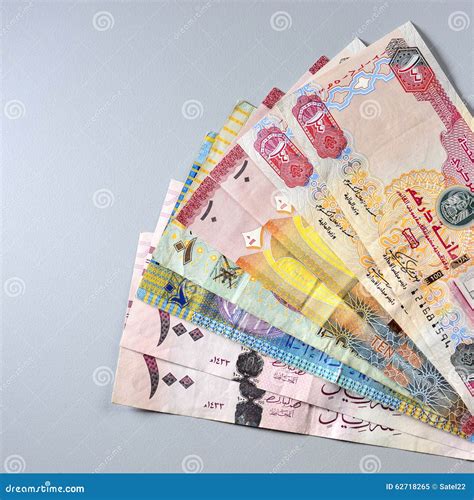Mixed Currency Notes from GCC Countries. Stock Image. Stock Image - Image of foreign, economy ...