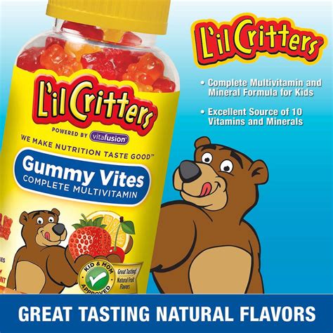 L'il Critters Gummy Vites, Multivitamin Gummies, 275 count, 1 Bottle