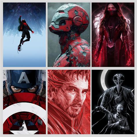 Marvel Superhero Poster Combo 6 – Mangastore