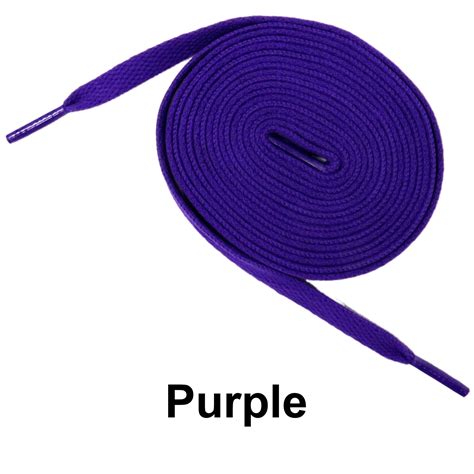 Purple Flat Athletic Sneaker 27 36 45 54 63 Inch Shoelaces - Walmart.com