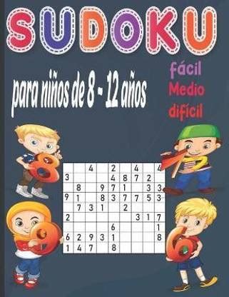 Sudoku para ninos de 8 - 12 anos facil medio dificil: Buy Sudoku para ...