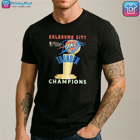 Oklahoma City Thunder Champions Shirt Sparks 2025 NBA Glory Celebration