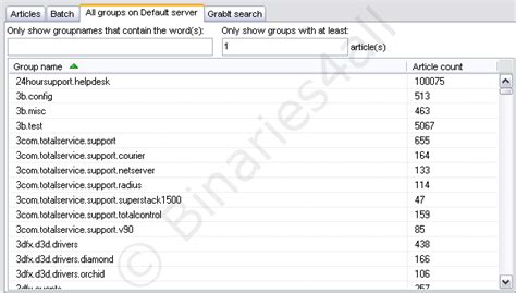 GrabIt tutorial - Traditional download method | Binaries4all Usenet ...
