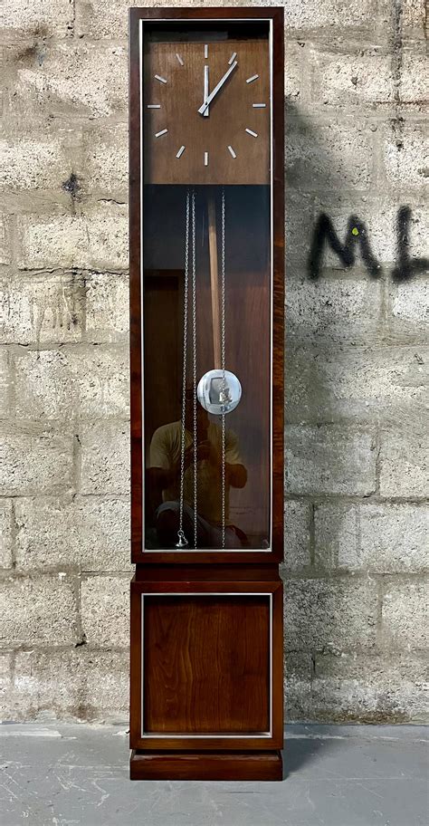 Mid Century Modern Grandfather Clock by Sligh Furniture. Circa 1960s at ...