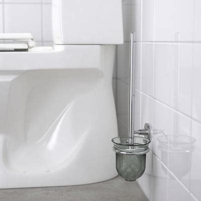 BROFJÄRDEN toilet brush, chrome effect - IKEA