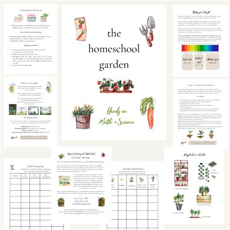 The Homeschool Garden Unit Study - Nature Homeschool