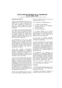 Democratic Republic Of Congo Constitution