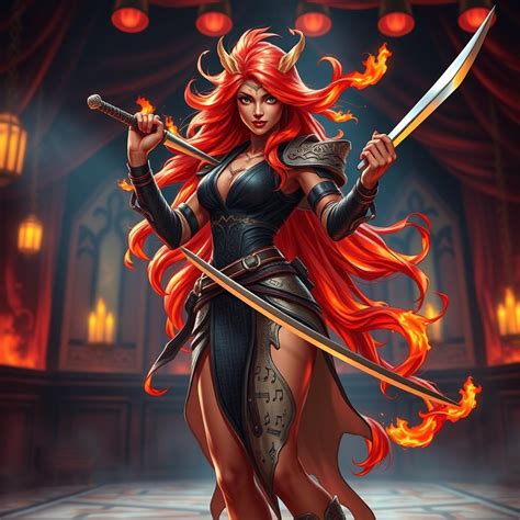 Meet the Fierce Fire Genasi Bard