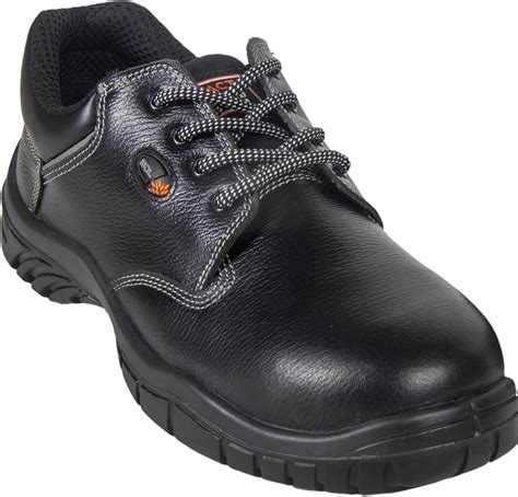 Woodland Tango Leather Safety Shoes for Men | Oil & Fire Resistant ...