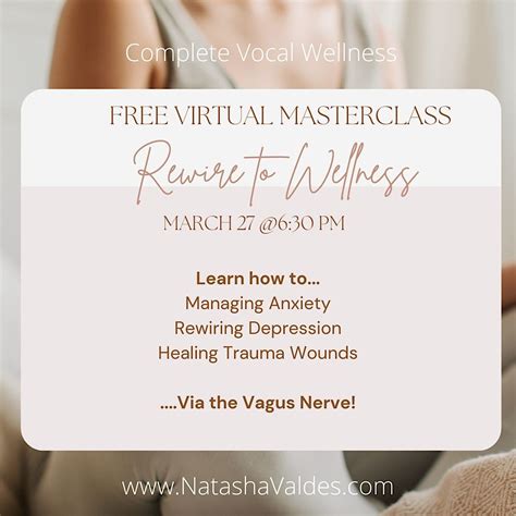 Rewire to Wellness: Overcoming anxiety, depression, & trauma., March 27 ...