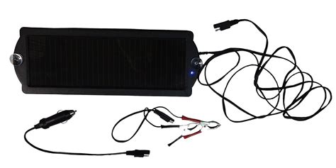 Thunderbolt 68692 Solar Battery Charger 12 V 1.5 Watt Amorphous Glass ...