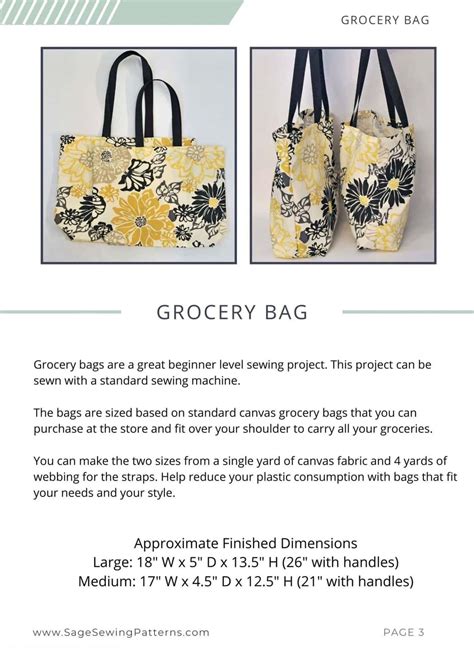 Image result for Simple Grocery Bag Pattern