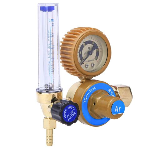 Argon Co2 Welding Regulator, 0-25Mpa Pressure Gauge Range Argon Co2 ...