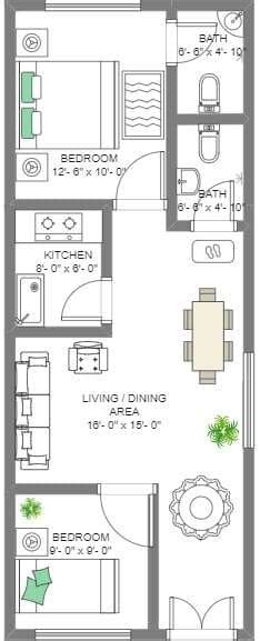 How To Create 15x40 Floor Plans