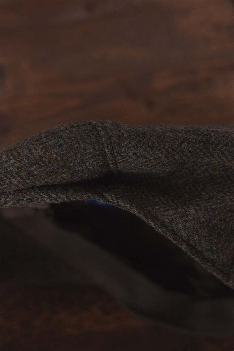 English Wool Cap - Forest Green Herringbone - Otra Vez