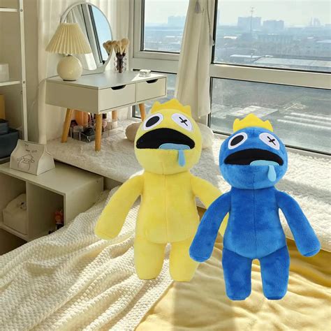 Buy PIOCmuy 2Pack Rainbow Friends Plush Toys， Rainbow Friends Plushies ...
