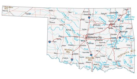 Map of Tulsa, Oklahoma - GIS Geography