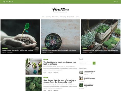 Image result for HTML Blog Sample