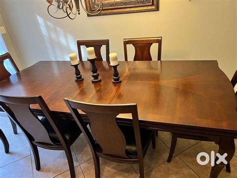 Luxury Dining Set for Sale with extension and six chairs - Sofa ...
