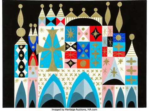 Mary Blair It's A Small World Painting Original Art (Walt Disney, | Lot ...