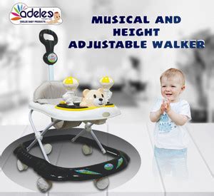 ODELEE Musical Activity Walker With Parent Rod - Buy Baby Care Products ...
