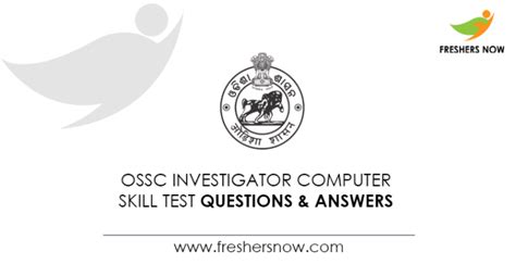 Image result for OSSC Skill Test Questions