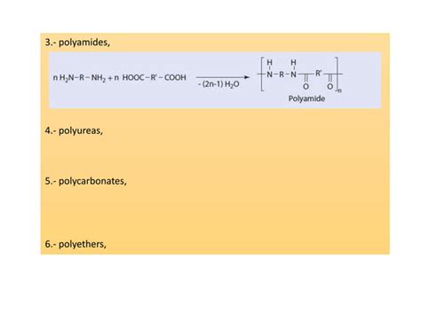 Image result for Step-growth Polymerization Examples